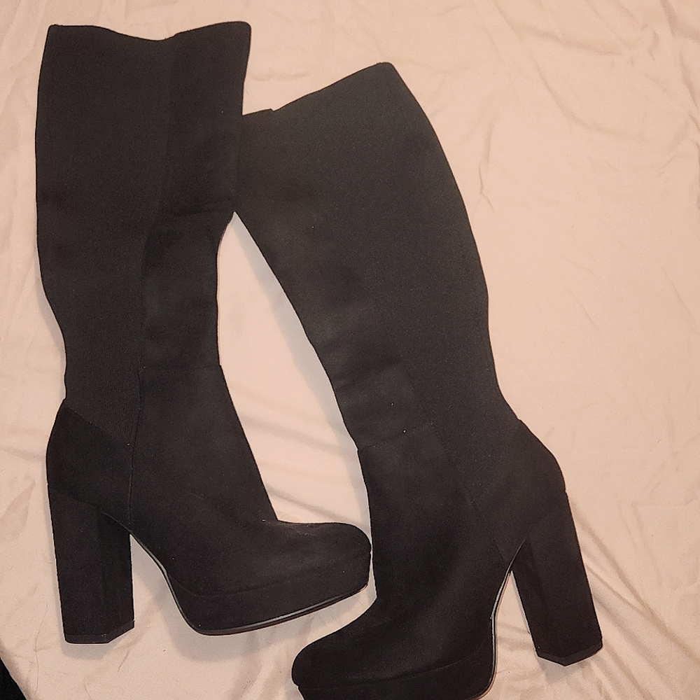 Black unbranded Heeled Boots